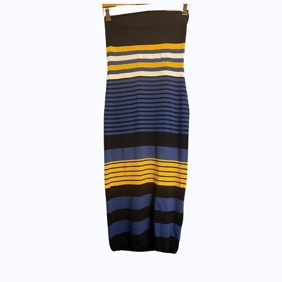 Fashion Nova Dresses & Skirts - Stripe strapless  dress